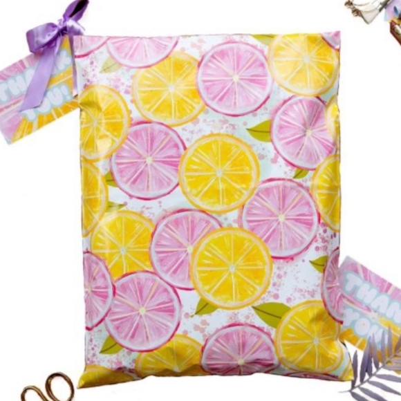 10 ct summer Lemon polymailers - Picture 1 of 1